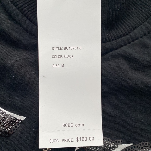 NWT BCBG maxazria track jacket. Size medium - Picture 3 of 6